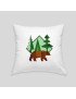 Brown bear cushion