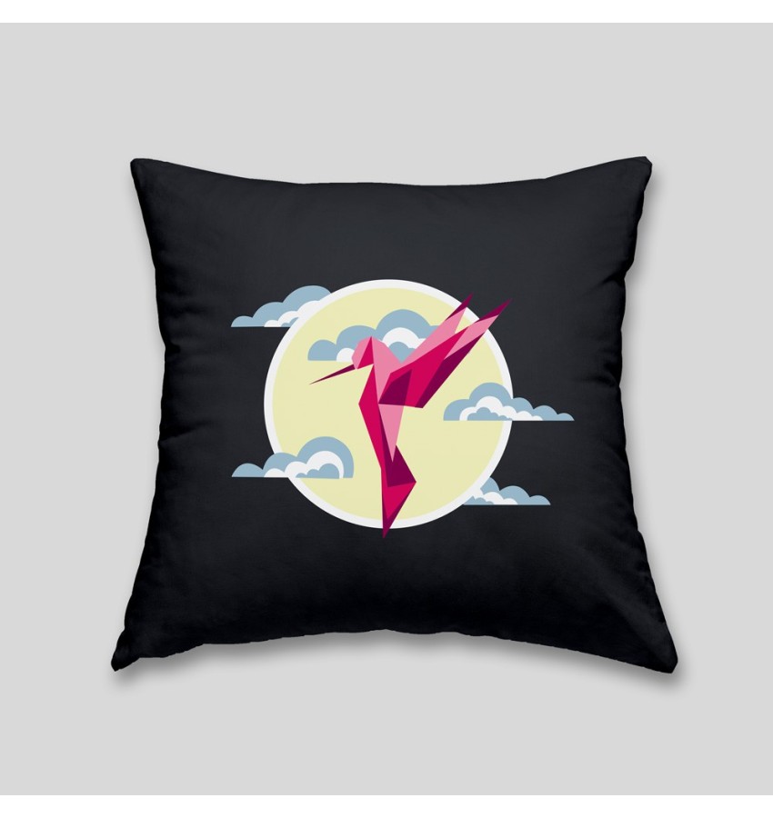 Hummingbird cushion